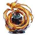 Figurine Collector en Resine Tanjiro Dragon de Feu — Demon Slayer