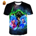 Figurine T Shirt Goku & Vegeta vs Broly — Dragon Ball Z
