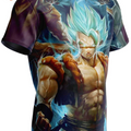 Figurine Gogeta Super Saiyan T shirt bleu — Dragon Ball Z