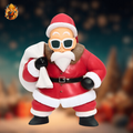 Figurine Master Roshi de Père Noël — Dragon Ball Z