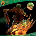 Figurine Broly x Goku — Dragon Ball Z