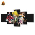 Tabelle der 7 Todsünden - Nanatsu no Taizai