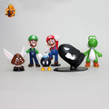 Set 6 Figurines Mario Lot 4 — Super Mario