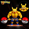 Muskulöse Pikachu-Figur
