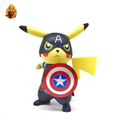 Pikachu-Figur - Captain America