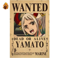 Poster Wanted Yamato — One Piece