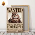 Poster Wanted Wanted Lysop — One Piece
