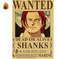 Poster Wanted Shanks — One Piece