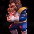 Figurine collection Vegeta Oozaru vs Goku — Dragon Ball Z