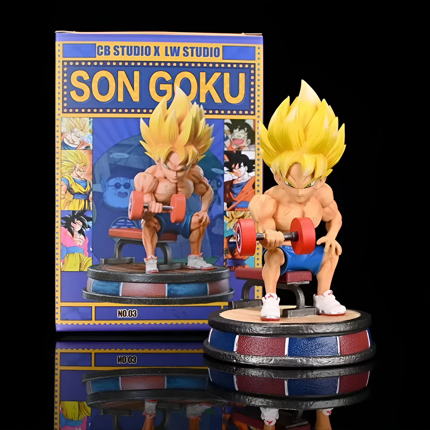 Figura Culturismo Dragon Ball Goku