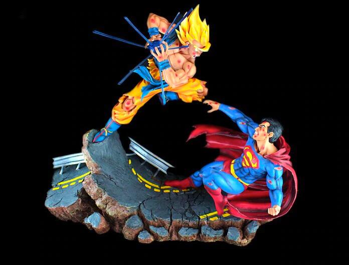 Figurine Collector Goku vs Superman