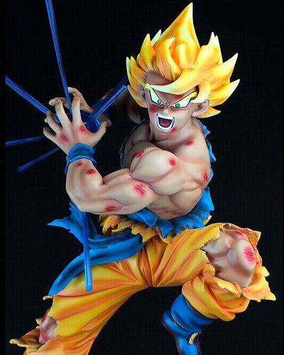 Figura de coleccionista Goku vs Superman