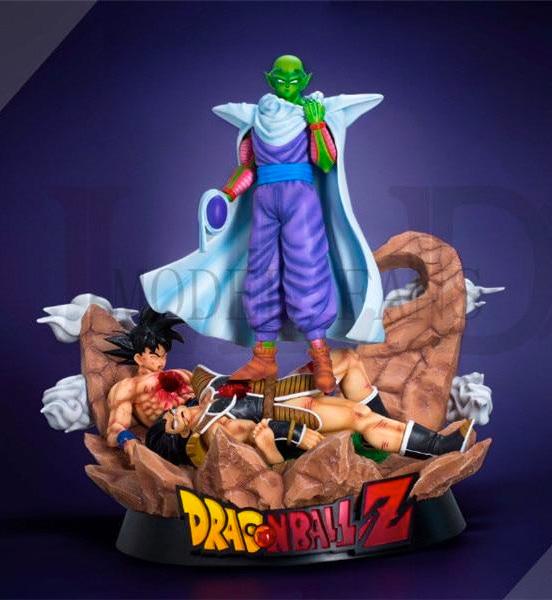 Figura de coleccionista de Piccolo, Goku y Raditz