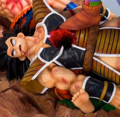 Figura de coleccionista de Piccolo, Goku y Raditz