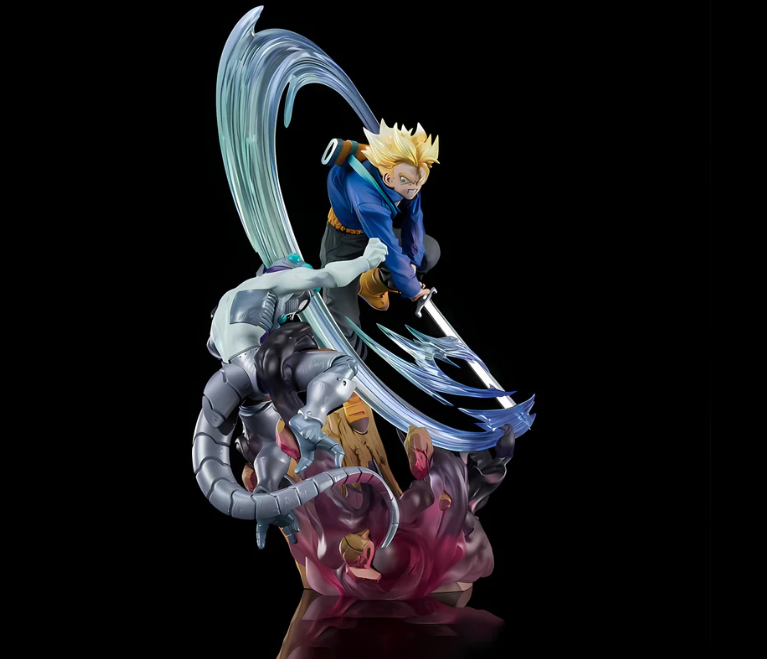 Figura coleccionable de Trunks VS Mecha Frieza