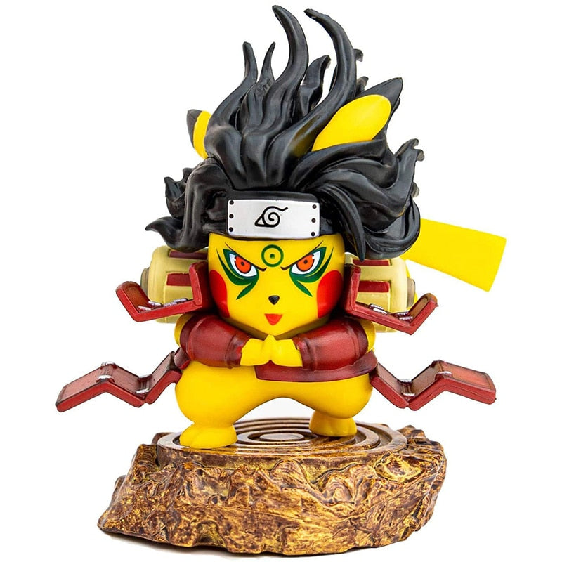 Figura Pokémon Pikachu Naruto Hashirama Senju