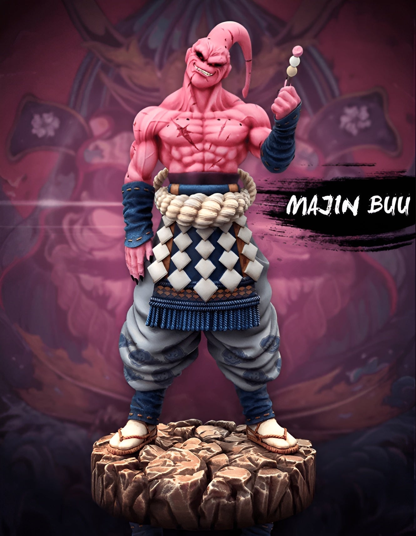 Dragon Ball Buu Samurai Figur