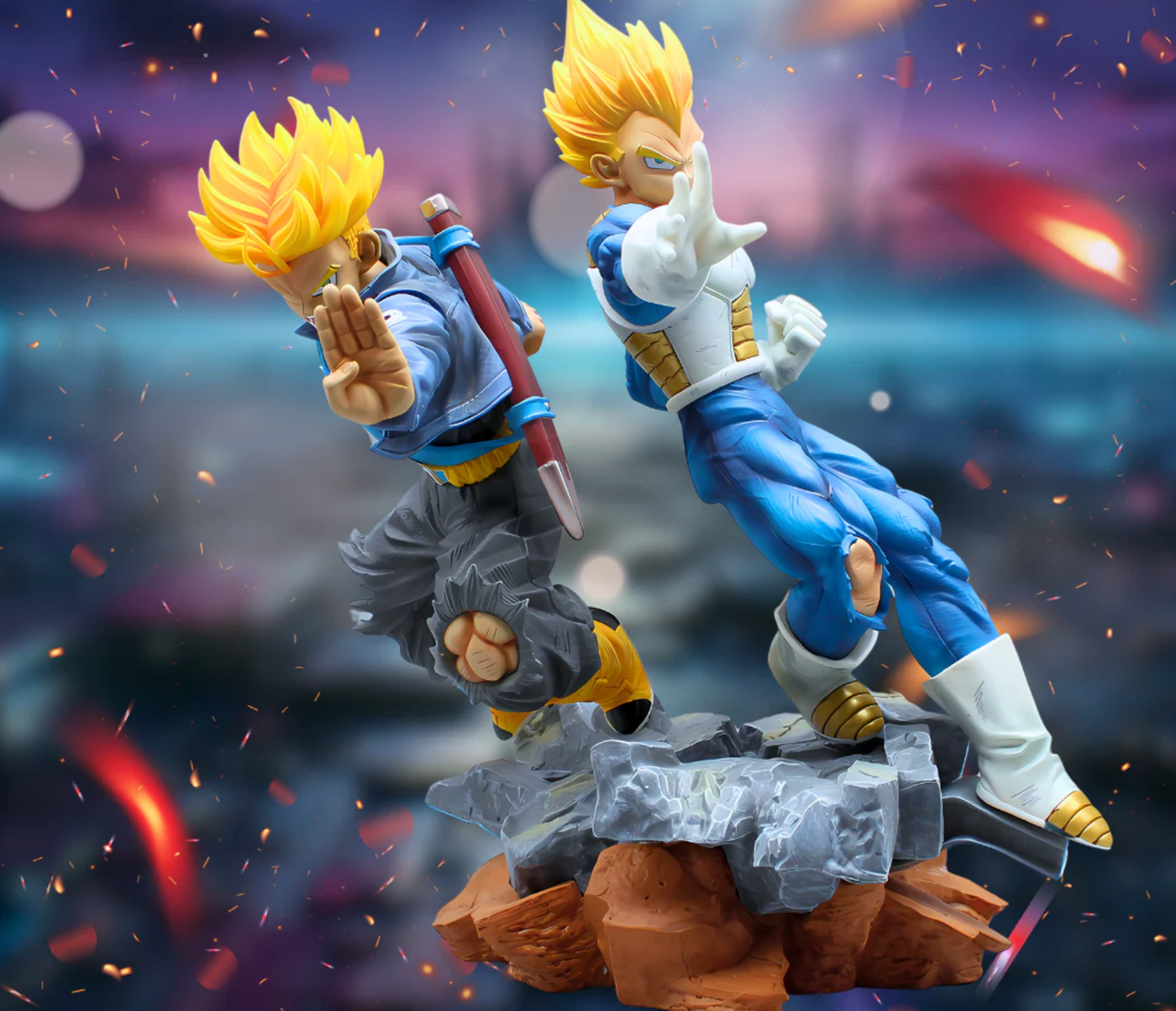 Figura Dragon Ball Vegeta y Trunks