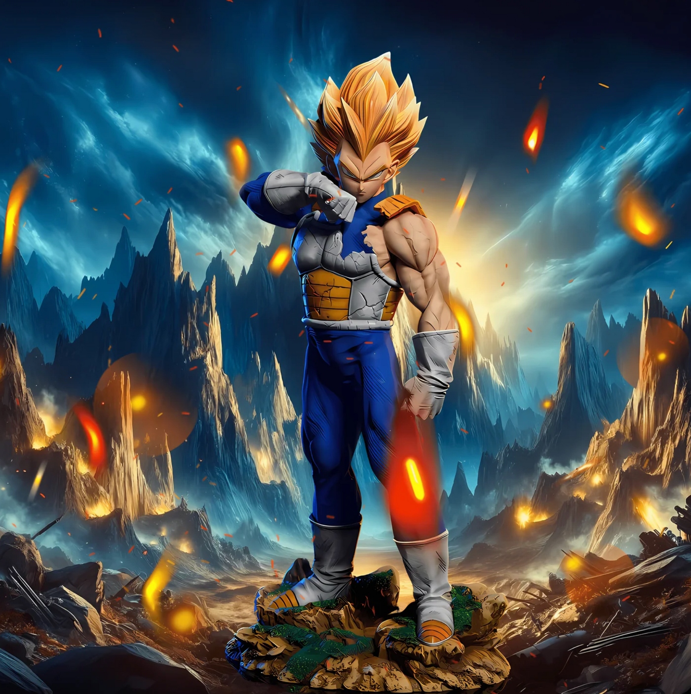 Figura de determinación de DBZ Vegeta