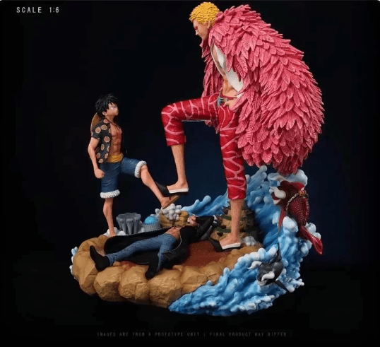 Figurine One Piece Doflamingo Vs Luffy