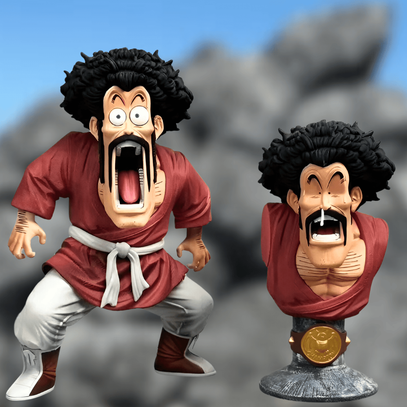 Dragon Ball Mr. Satan verängstigte Figur 