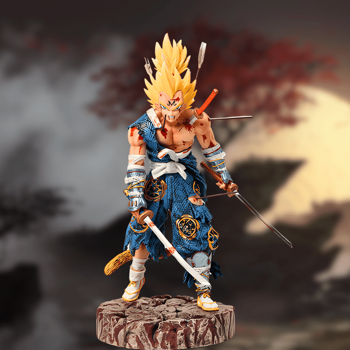 Figura Dragon Ball Majin Vegeta Samurái