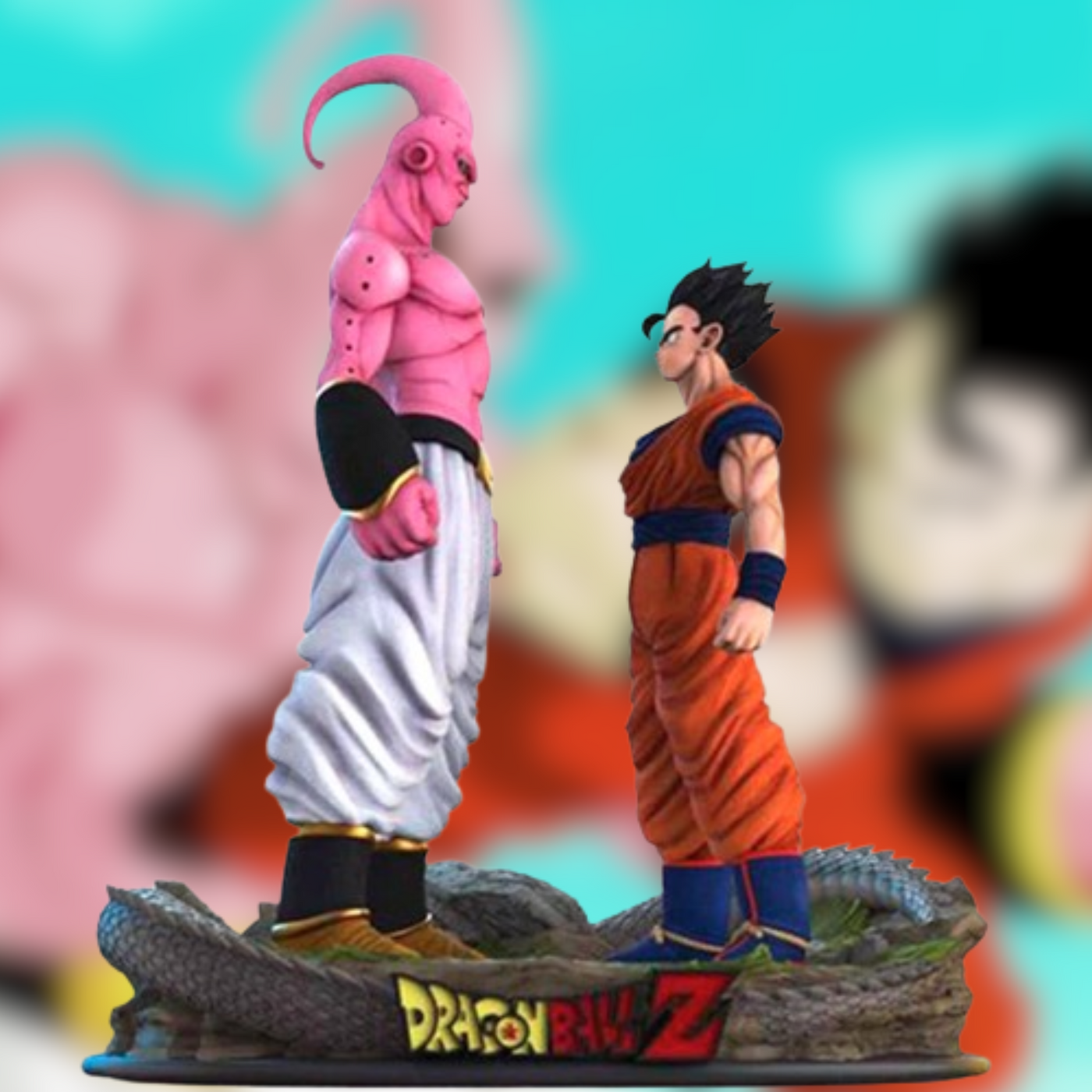 Figura de coleccionista de Gohan y Buu