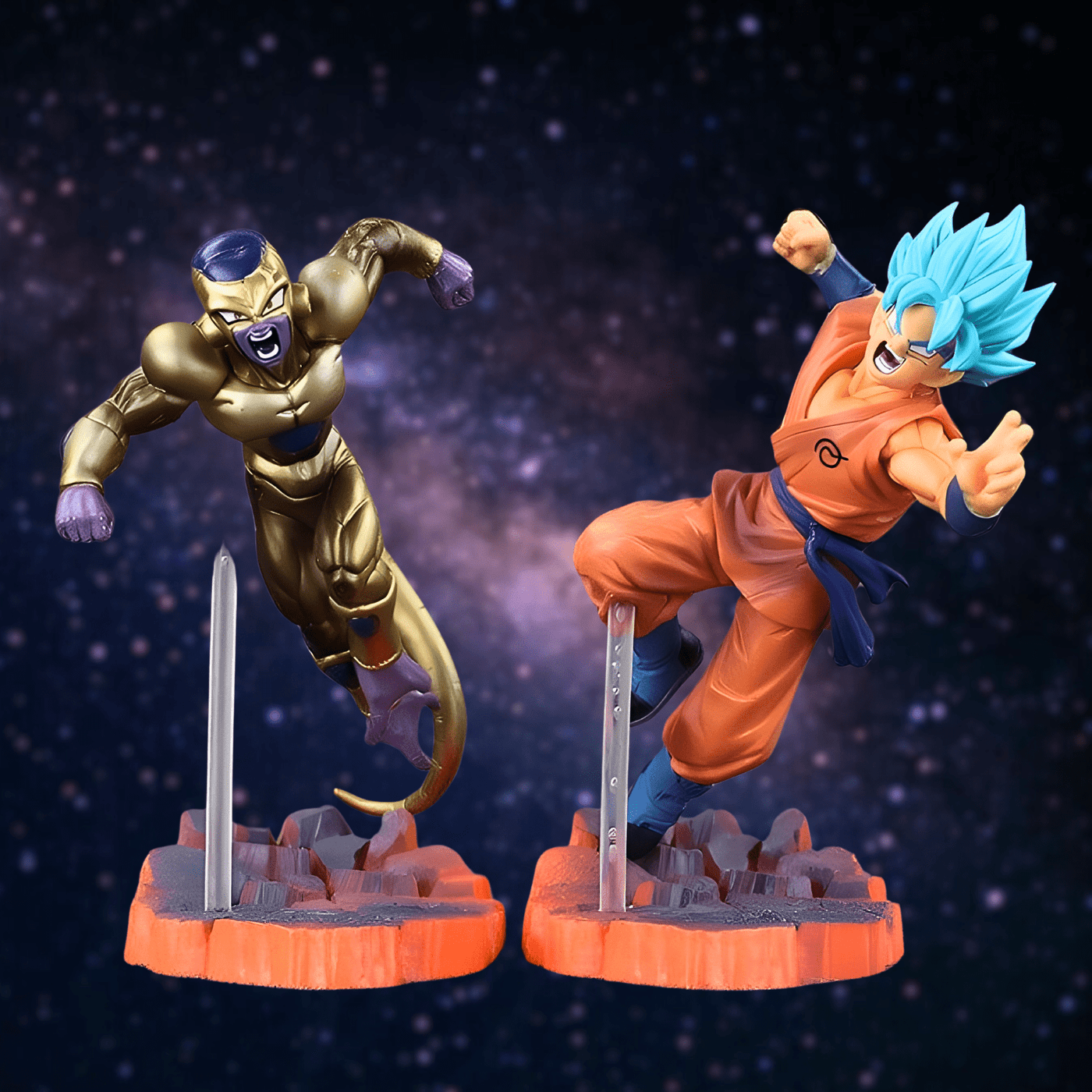 Dragon Ball Z Golden Frieza vs Goku Figur