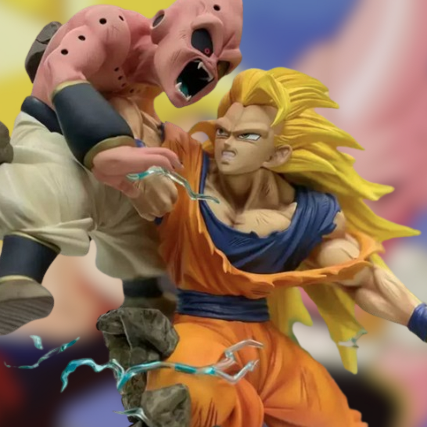 Figura coleccionable Goku VS Kid Buu