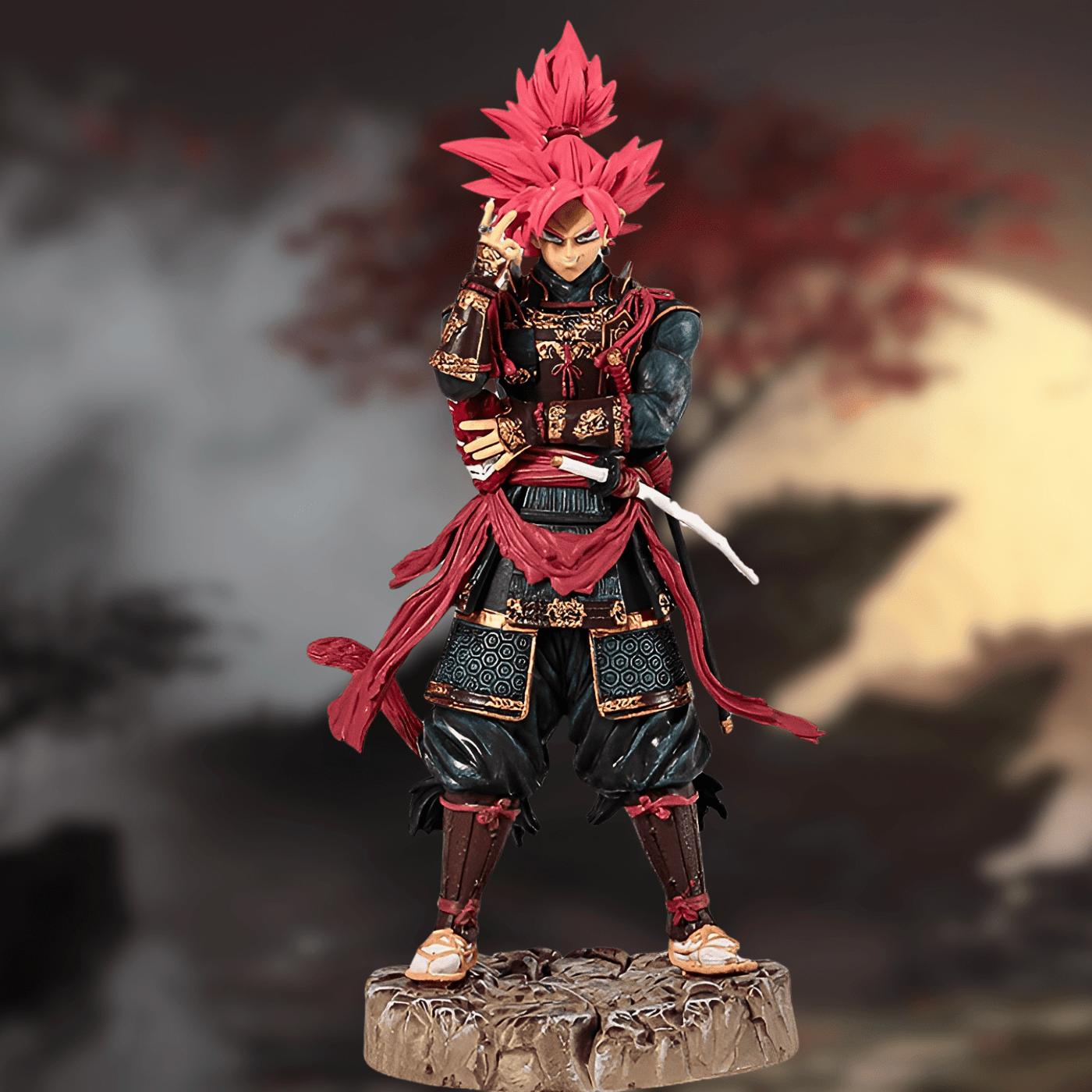 Dragon Ball Goku Rosé Samurai Figur