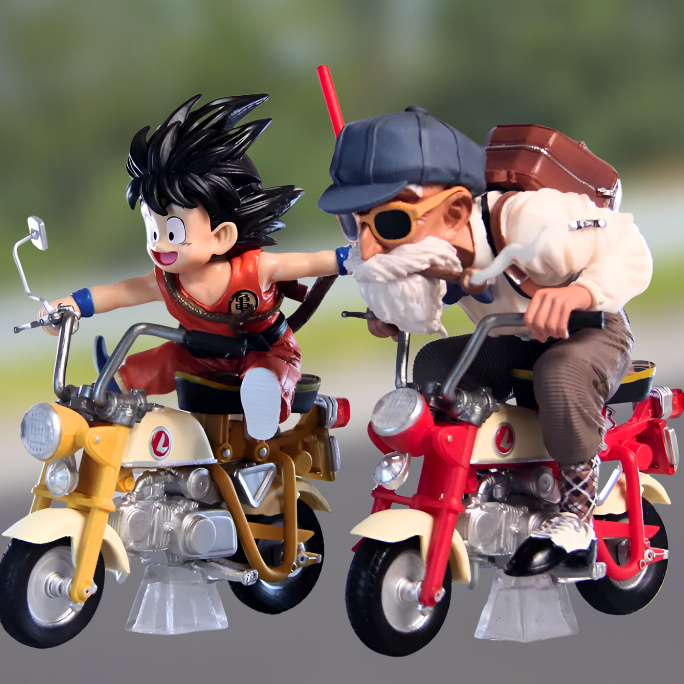 Dragon Ball Goku &amp; Turtle Awesome Motorcycles Figur