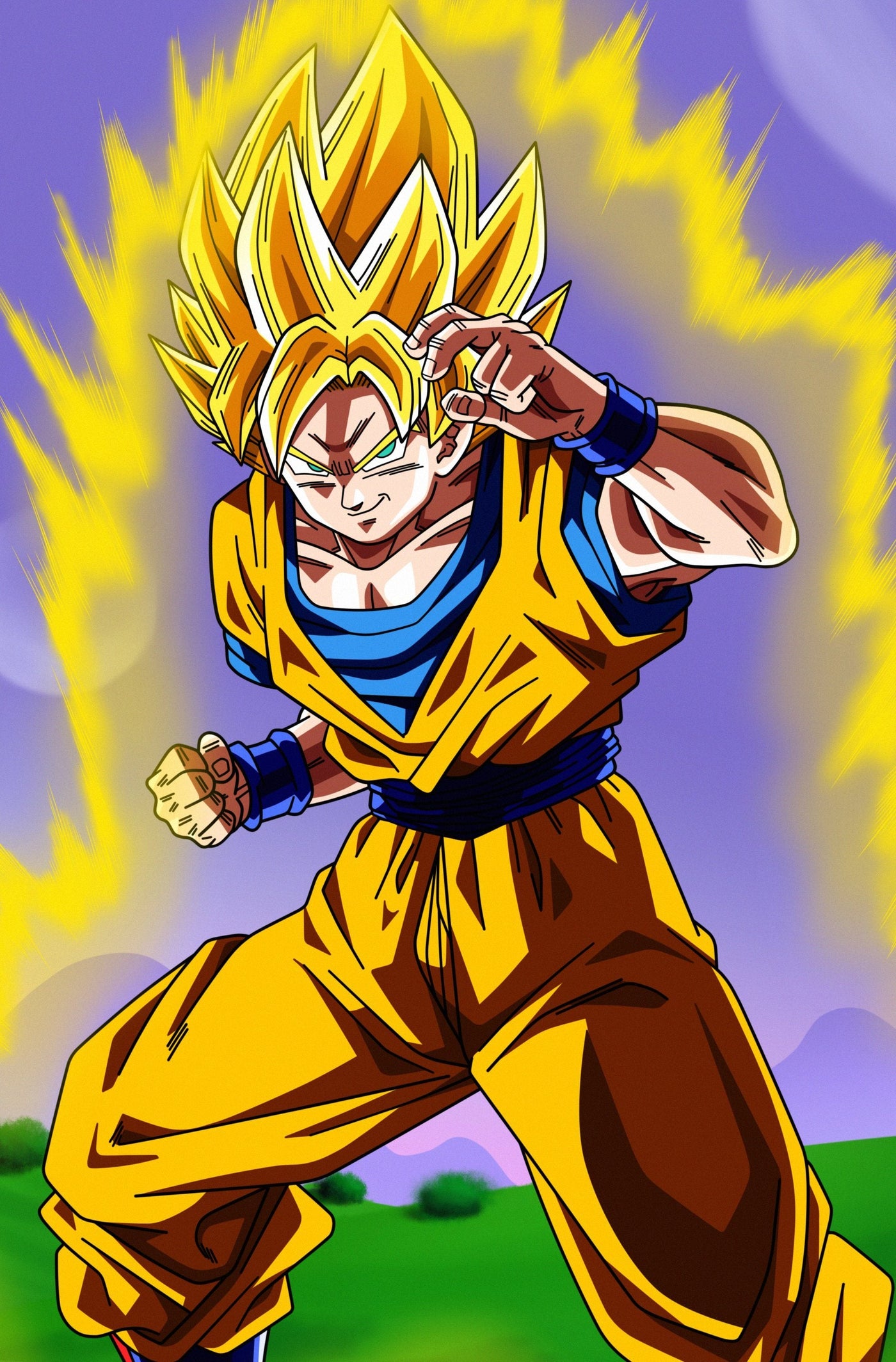 Dragon Ball Z Goku Saiyajin-Kriegerlampe