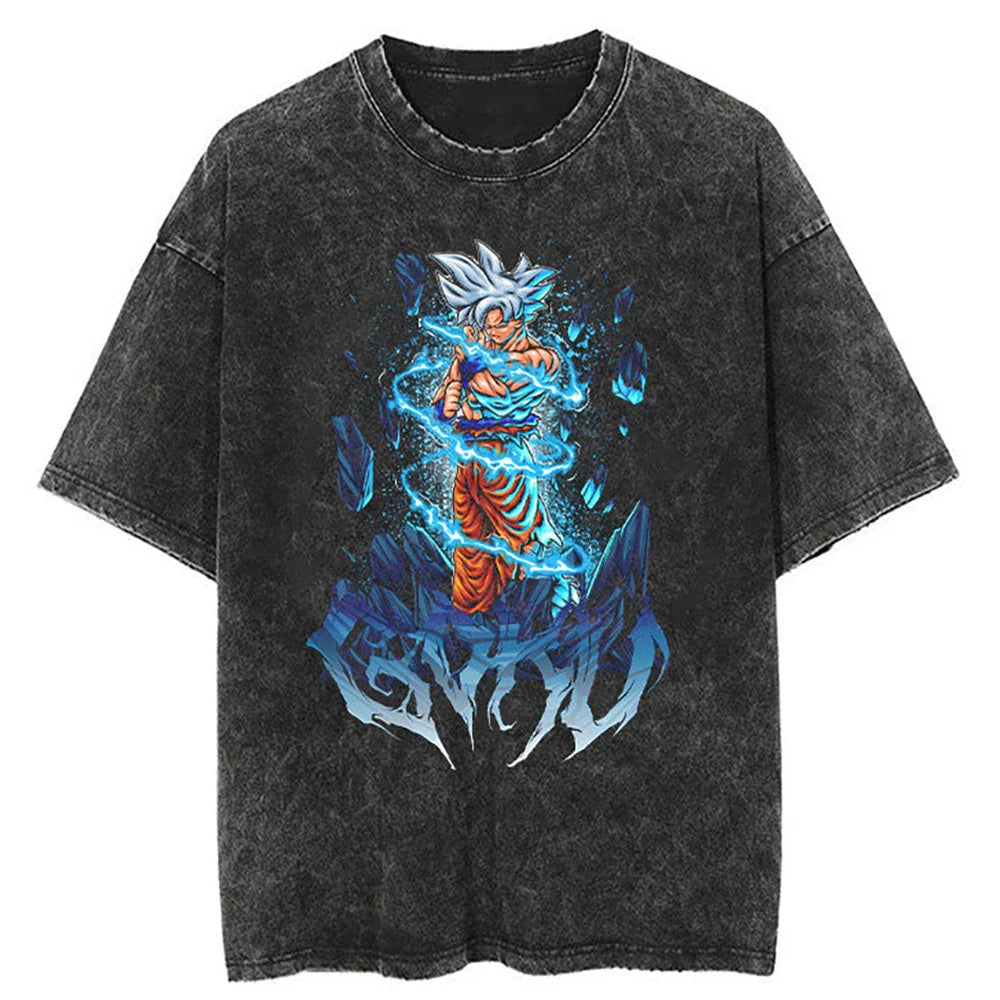 Camiseta extragrande Dragon Ball Goku Ultra Instinct Mastered