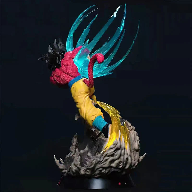 Figura Dragon Ball Goku Saiyan 4 Kamehameha