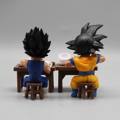 Figura Comedor Dragon Ball Goku y Vegeta