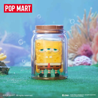 Figurine Popmart Bob l'Eponge bocal - Bob l'Eponge