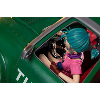 Figura de coleccionista Bulma en el coche