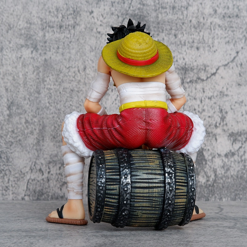 One Piece Ruffy Barrel Figur