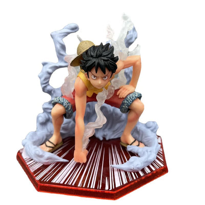 Figurine One Piece Luffy Gear 2 en Action