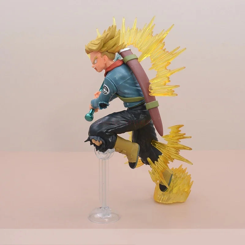 Dragon Ball Figur Trunks aus der Zukunft und sein Schwert