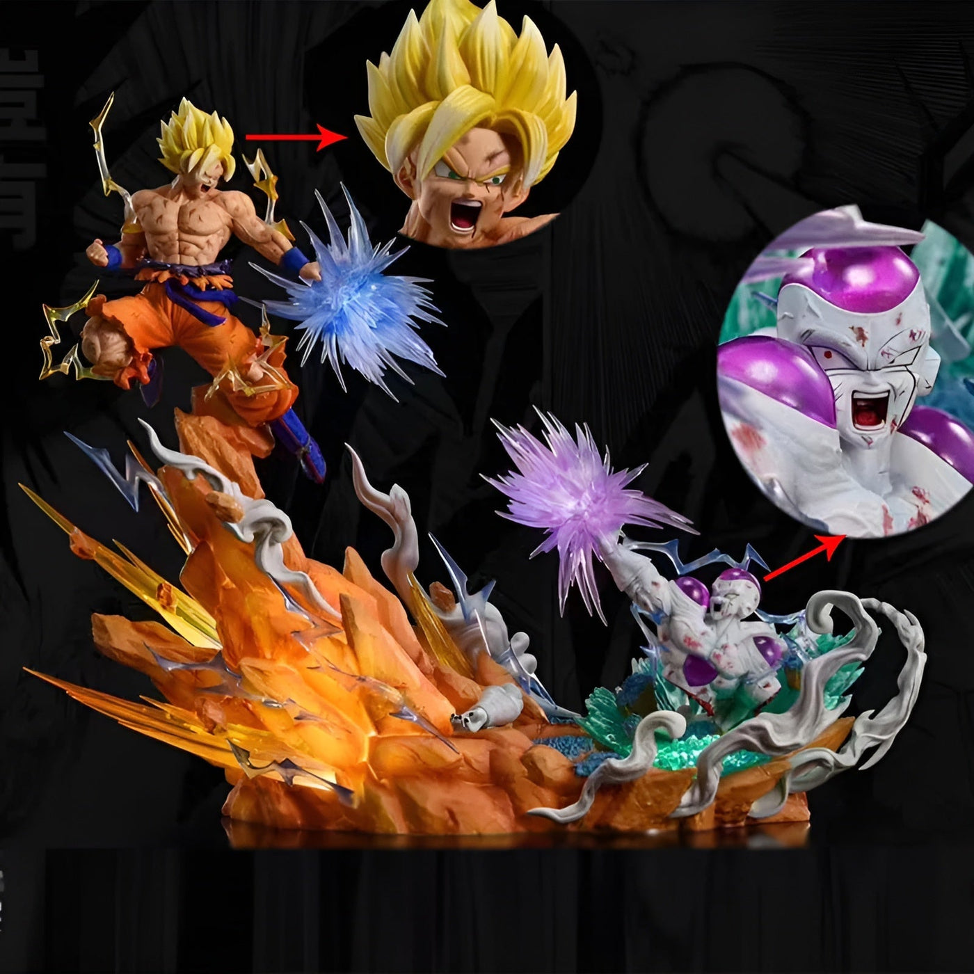 Figura Dragon Ball Rage Goku Freezer