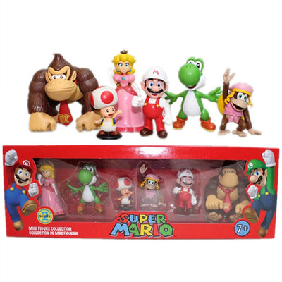 6 Figurines Mario - Lot 2