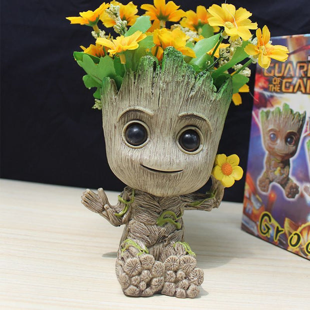 Figurine Pot de fleur bébé Groot Marvel