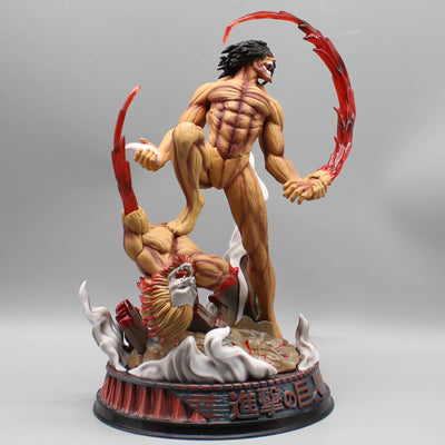 Figurine Attaque des Titans - Titan Assaillant vs Titan Machoire