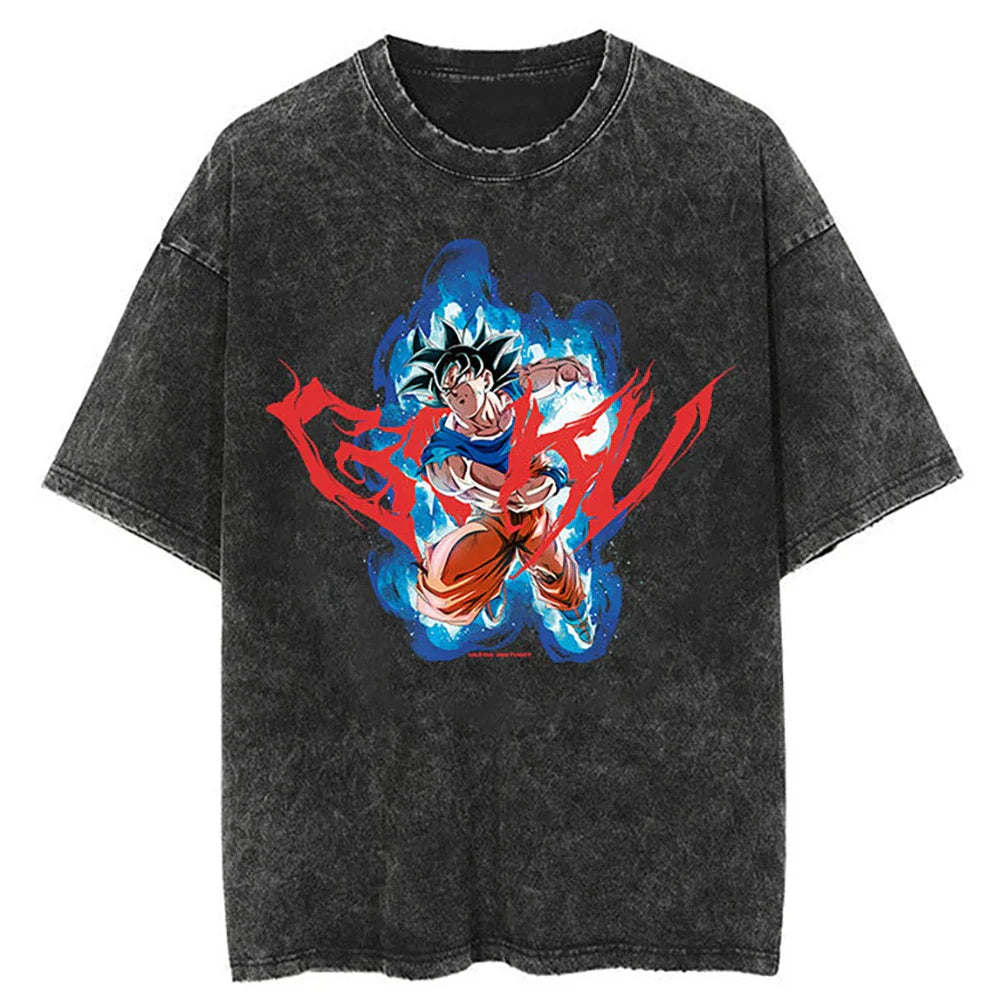 Dragon Ball Goku Ultra Instinct Übergroßes T-Shirt