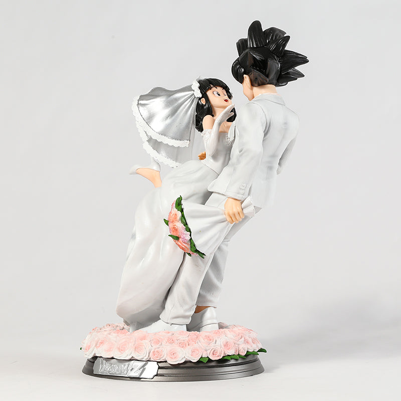 Figura de boda de Son Goku y Chichi