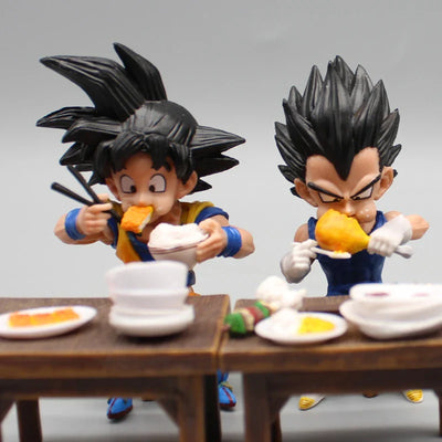 Figura Comedor Dragon Ball Goku y Vegeta