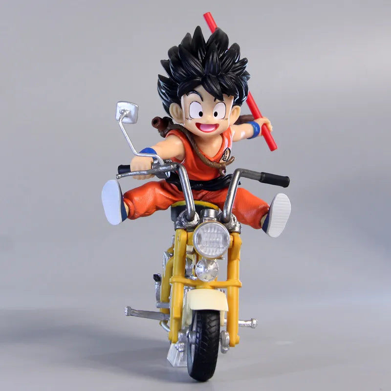 Figurine Dragon Ball Goku & Tortue Géniale Motos