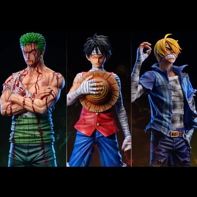 Figura One Piece Roronoa Zoro, Luffy, Vinsmoke Sanji