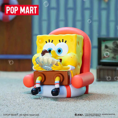 Figurine Popmart Bob l'Eponge canapé - Bob l'Eponge